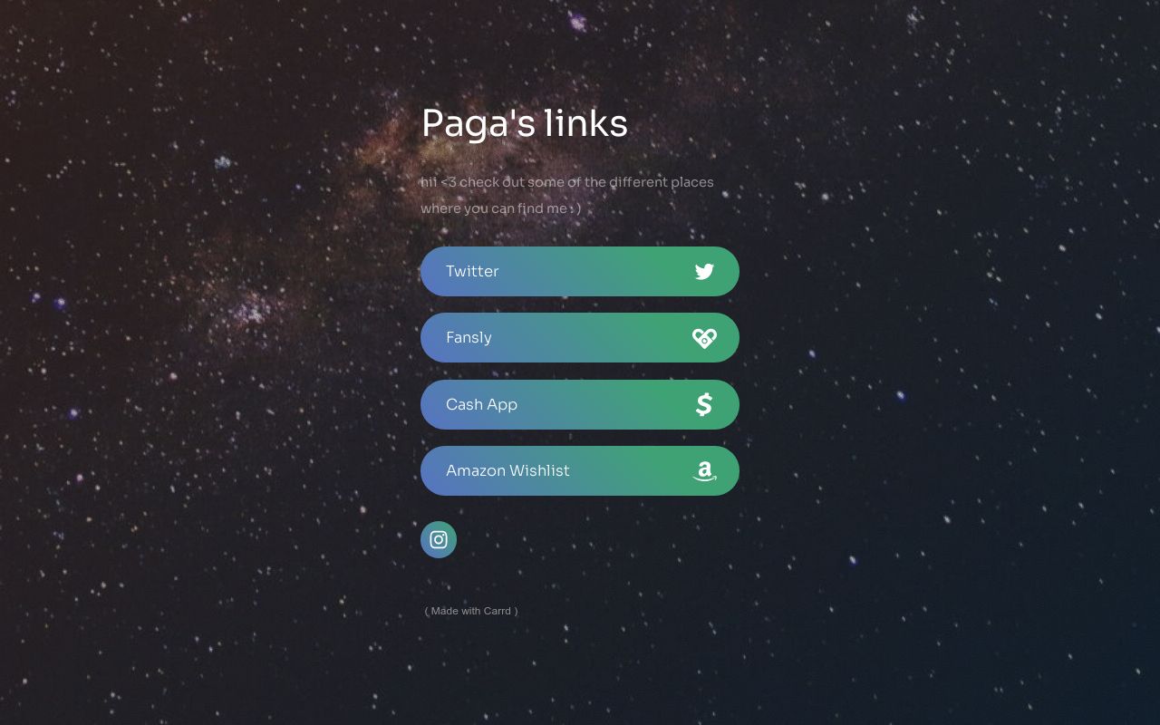 Carrd profile picture for @paga